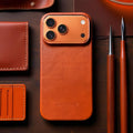 KindCase iPhone 17 PRO MAX (Bright Tan) Natural Leather Case