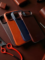 KindCase iPhone Air (Brown Classic) Natural Leather Case